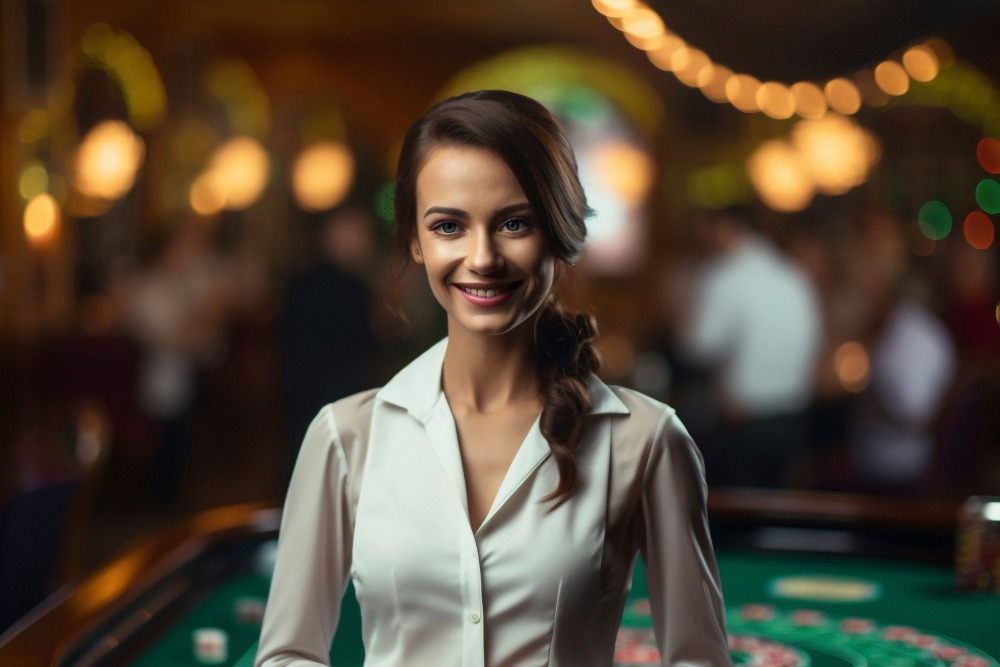 women in the casino